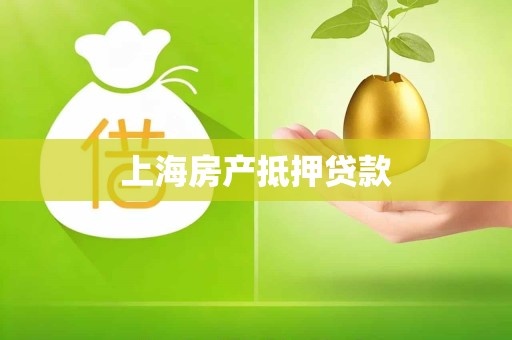 上海房产抵押贷款 上海房产抵押贷款